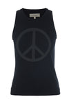 TANK TOP - 96087 FRONT PEACE - BLACK