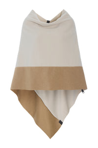 PONCHO 2 FARBIGE - 4068 - KIT/CAMEL