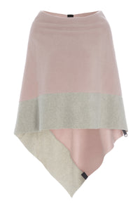 PONCHO 2 FARBIGE - 4068 - NUDE/SAND