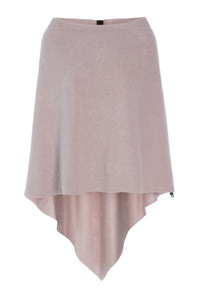 PONCHO MIT LÄNGE - 4076 - NUDE