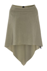 PONCHO MIT LÄNGE - 4076 - OLIVE