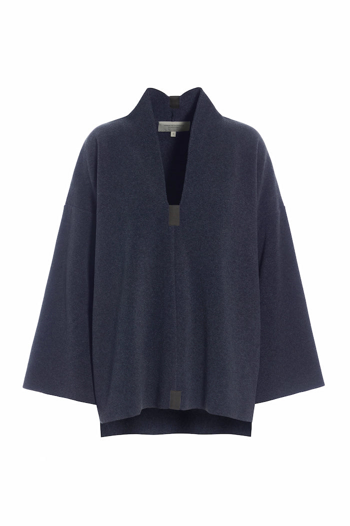 HENRIETTE STEFFENSEN COPENHAGEN PULLOVER - 1370 BLUSER EVENING BLUE 690