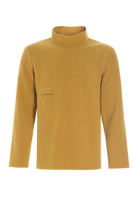 PULLOVER MIT TURTLE-HALS - 1003C - CURRY