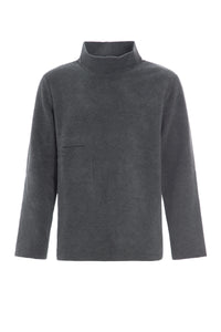 PULLOVER MIT TURTLE-HALS - 1003C - GREY