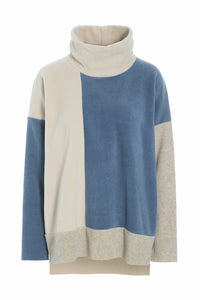 PULLOVER PATCH - 1380 - DUSTY BLUE/KIT/SAND