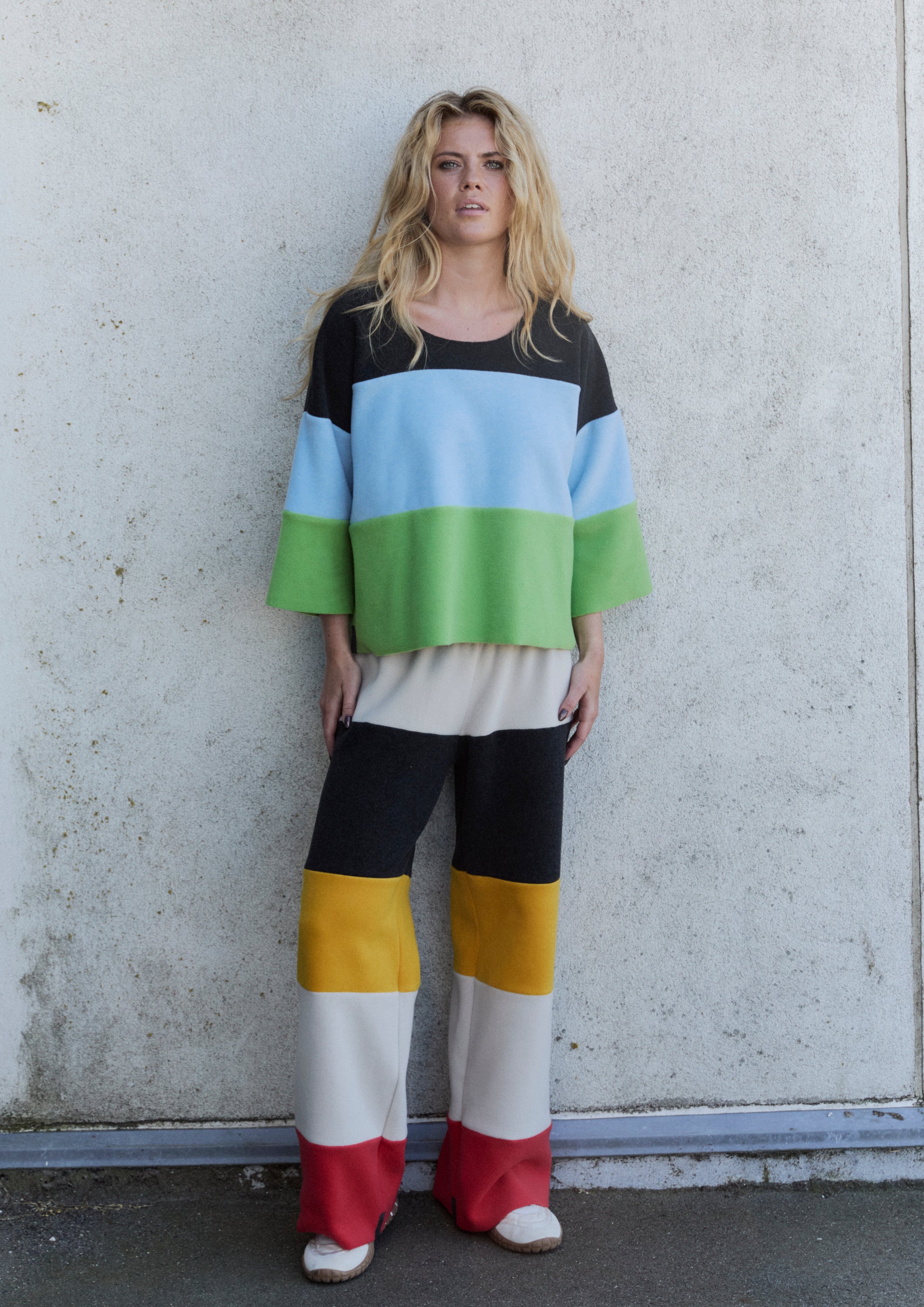 HENRIETTE STEFFENSEN COPENHAGEN RAINBOW FLARE HOSEN - 2121 BUKSER RAINBOW 899