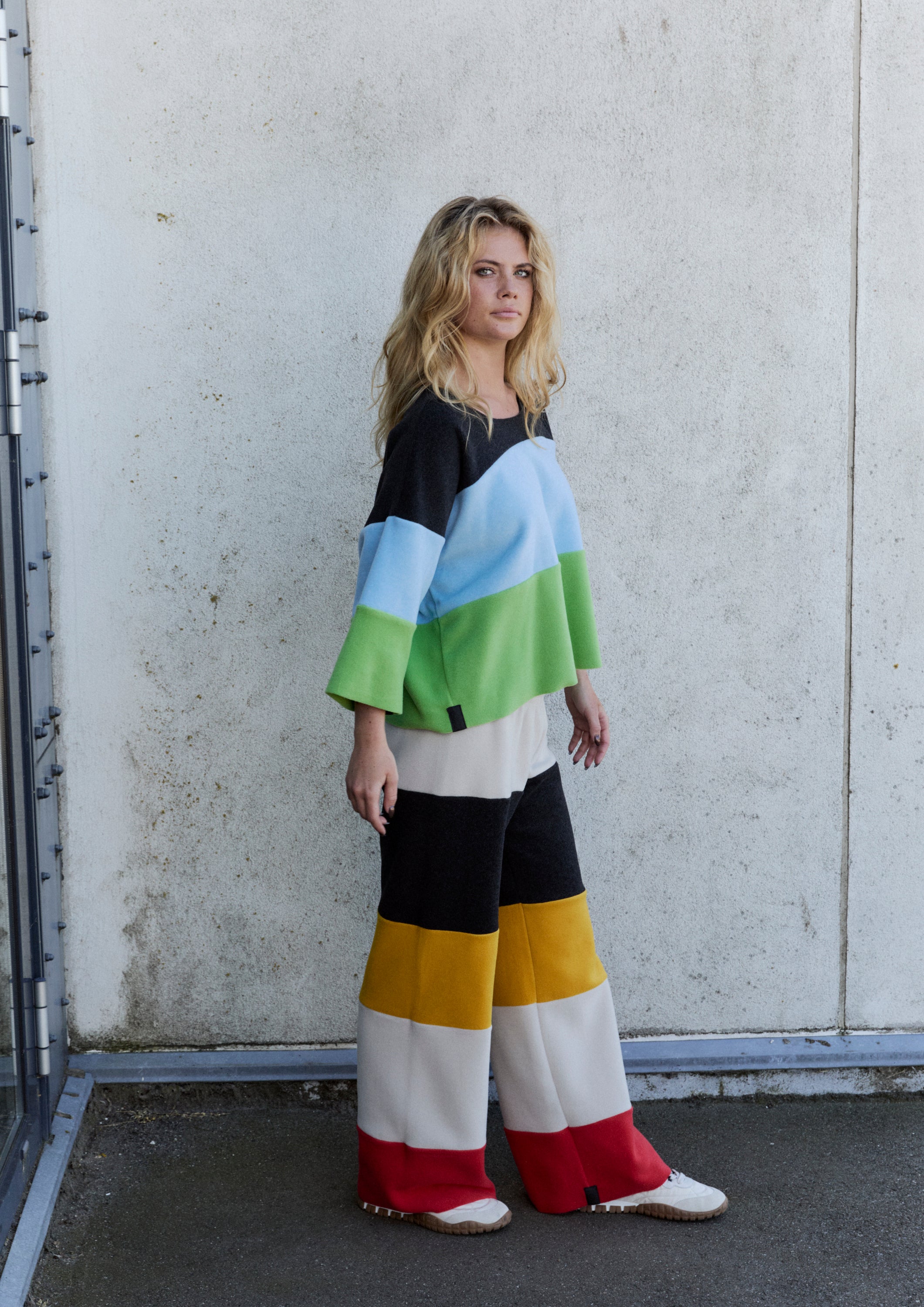 HENRIETTE STEFFENSEN COPENHAGEN RAINBOW FLARE HOSEN - 2121 BUKSER RAINBOW 899