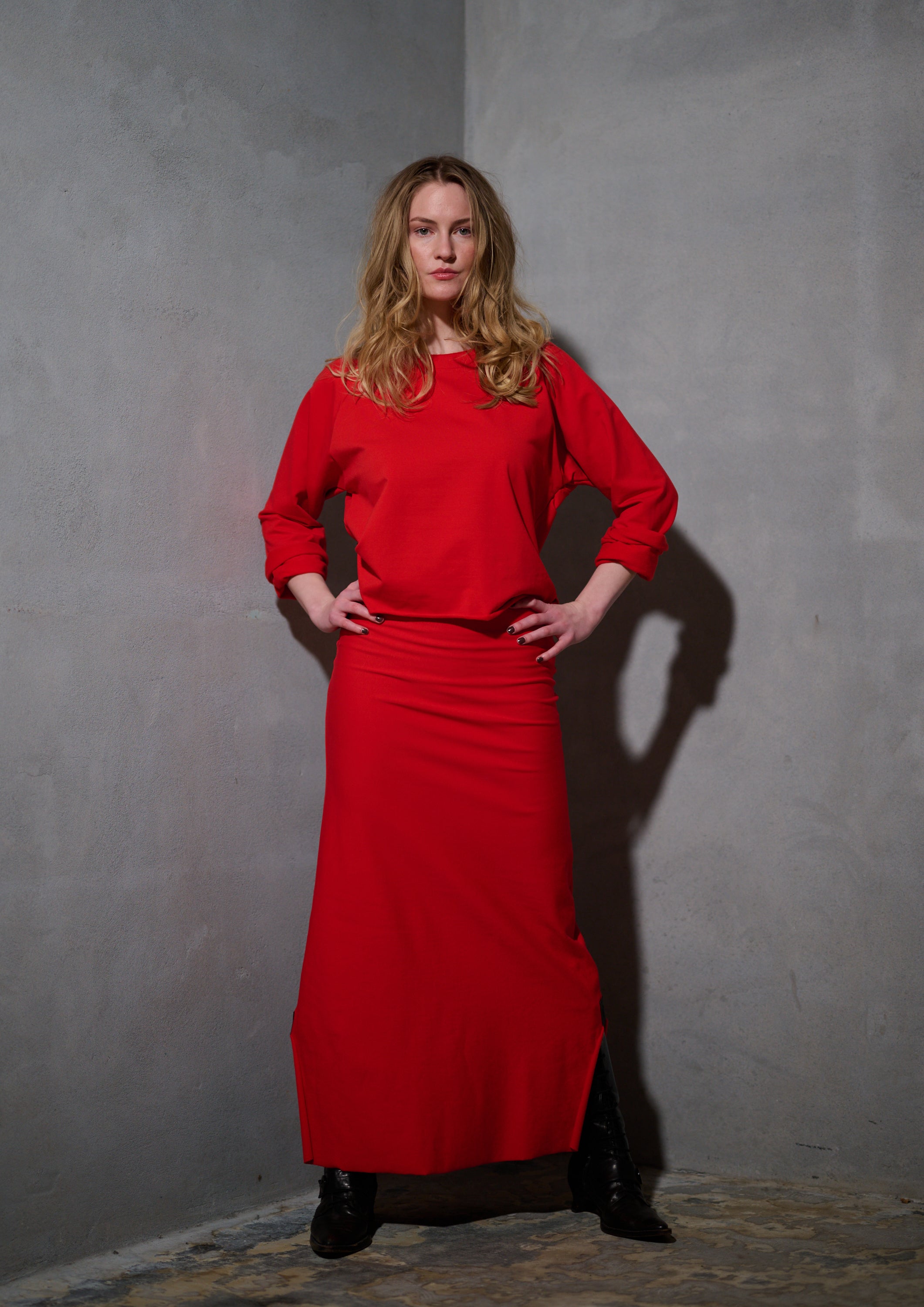 HENRIETTE STEFFENSEN COPENHAGEN ROCK LANG - 73012 NEDERDELE TOMATO 845