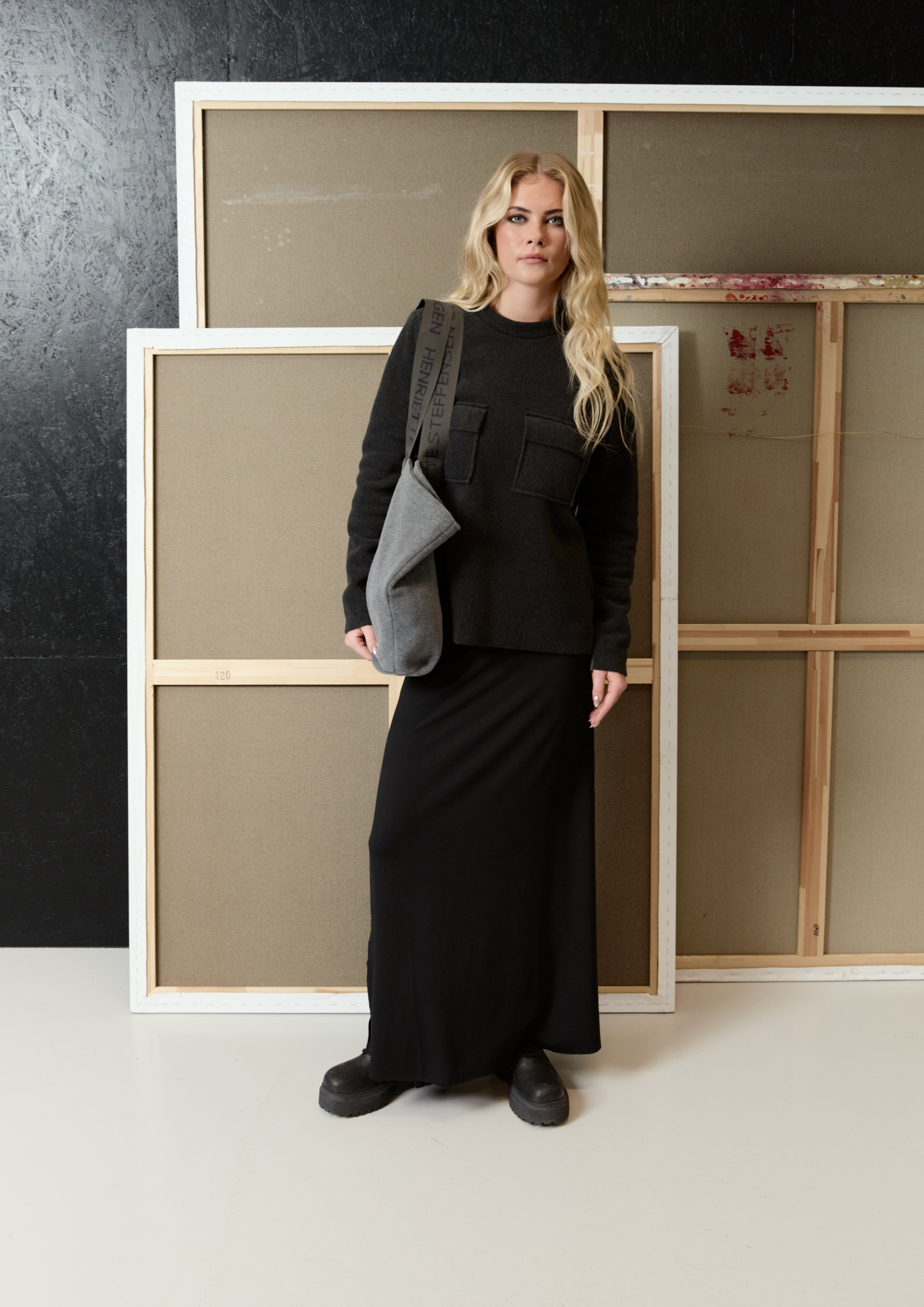 HENRIETTE STEFFENSEN COPENHAGEN ROCK LANG - 98033 NEDERDELE BLACK 900