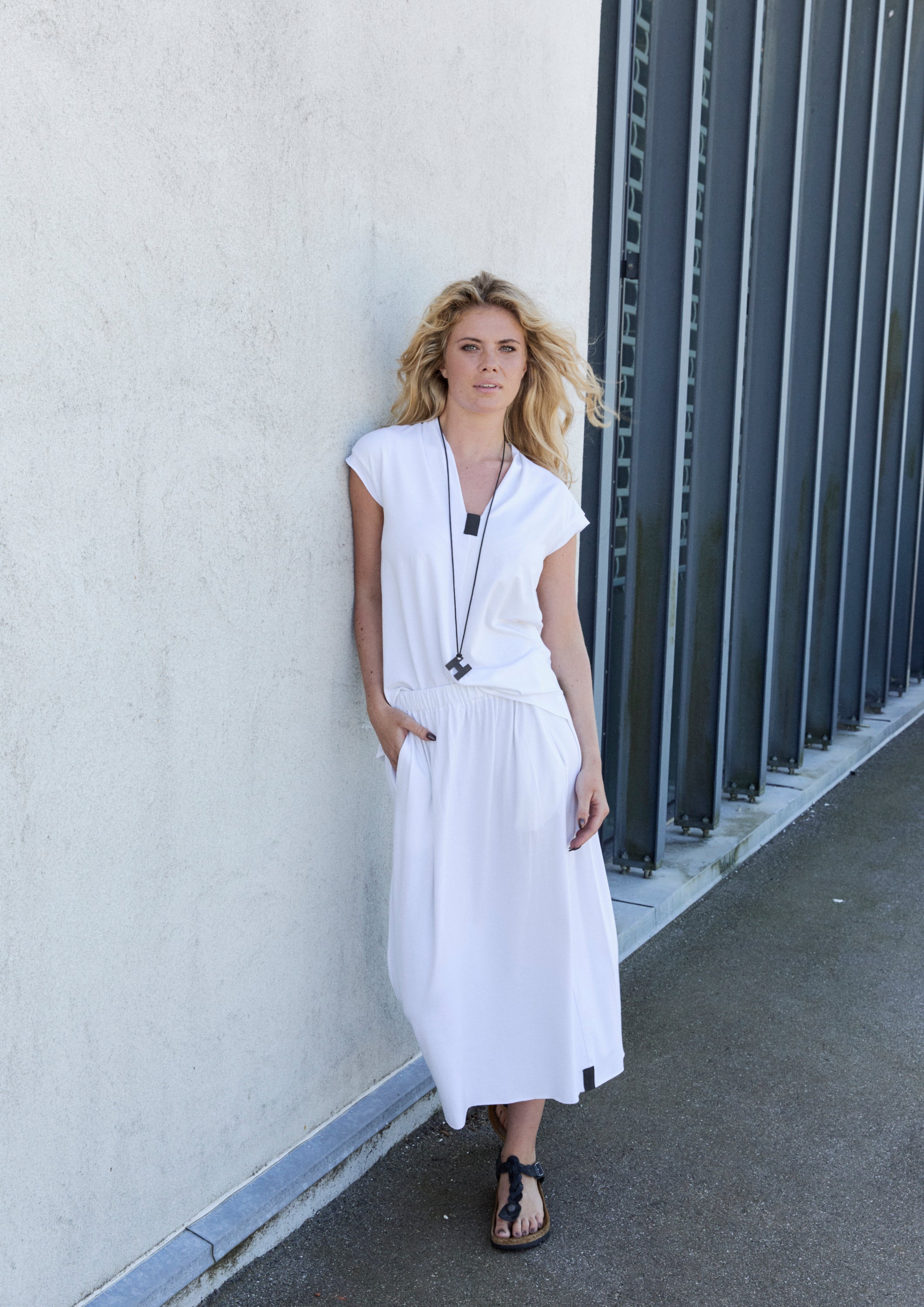 HENRIETTE STEFFENSEN COPENHAGEN ROCK MIT TASCHEN - 98065 NEDERDELE WHITE 816