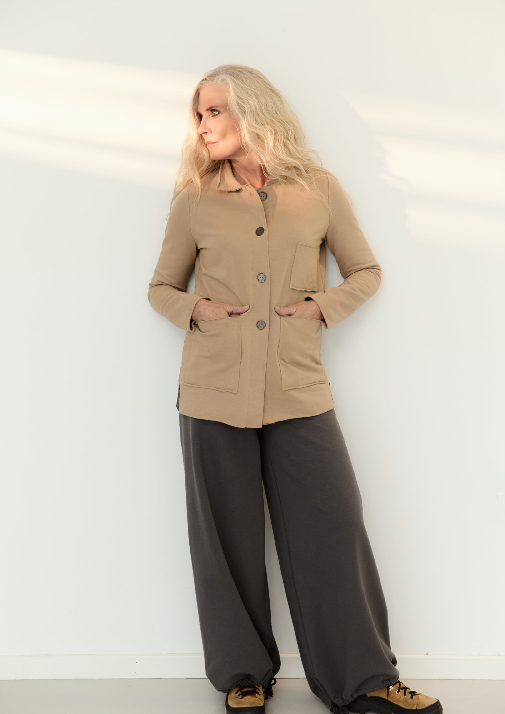 HENRIETTE STEFFENSEN COPENHAGEN SAFARI JACKE - 77004 CARDIGANS CAMEL 815