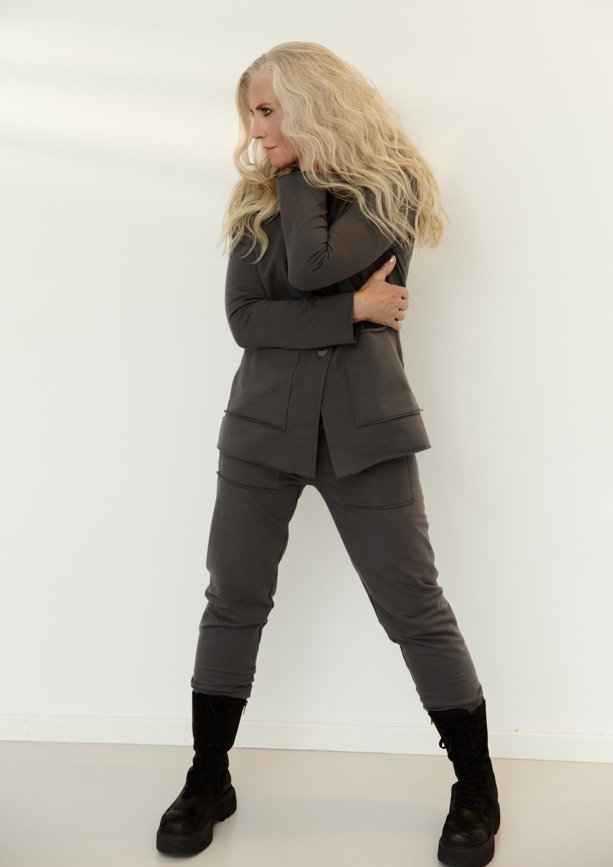 HENRIETTE STEFFENSEN COPENHAGEN SAFARI JACKE - 77004 CARDIGANS GREY 905