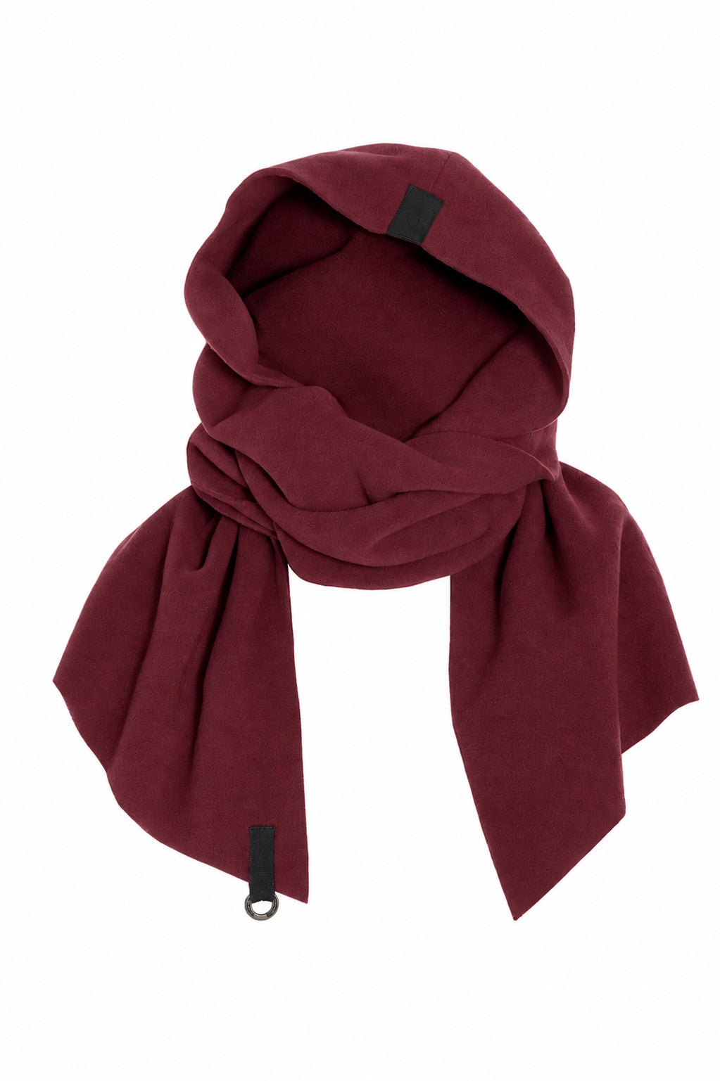 HENRIETTE STEFFENSEN COPENHAGEN SCARF MIT MÜTZE - 4127 SCARFS BORDEAUX 474