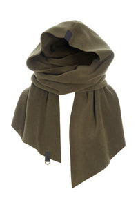 SCARF MIT MÜTZE - 4127 - MOSS