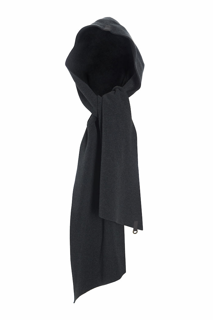 HENRIETTE STEFFENSEN COPENHAGEN SCARF MIT MÜTZE - 4127 SCARFS SOFT BLACK 914