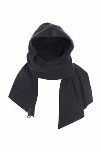 SCARF MIT MÜTZE - 4127 - SOFT BLACK