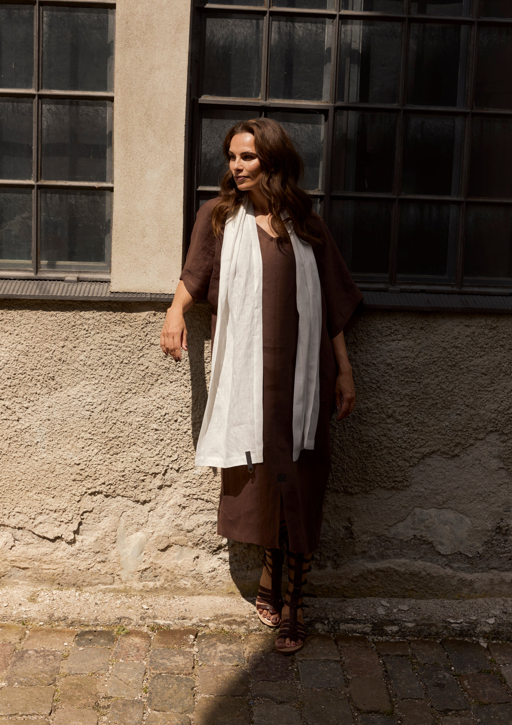 HENRIETTE STEFFENSEN COPENHAGEN SCHAL - 84002 SCARFS IVORY 888