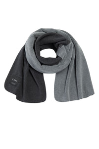 SCHAL AUS WEICHEM FLEECE - 1004C - ANTRACIT/GREY