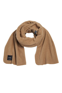 SCHAL AUS WEICHEM FLEECE - 1004C - CAMEL
