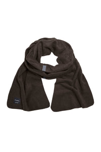 SCHAL AUS WEICHEM FLEECE - 1004C - CHOKOLATE