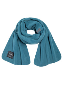 SCHAL AUS WEICHEM FLEECE - 1004C - PETROL