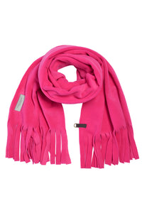 SCHAL MIT FRANSEN - 4077 - PINK