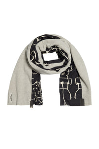 SCHAL MIX - 4067 - SAND/ART PRINT BLACK