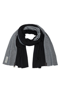 SCHAL MIX - 4067 - STRIPES/BLACK