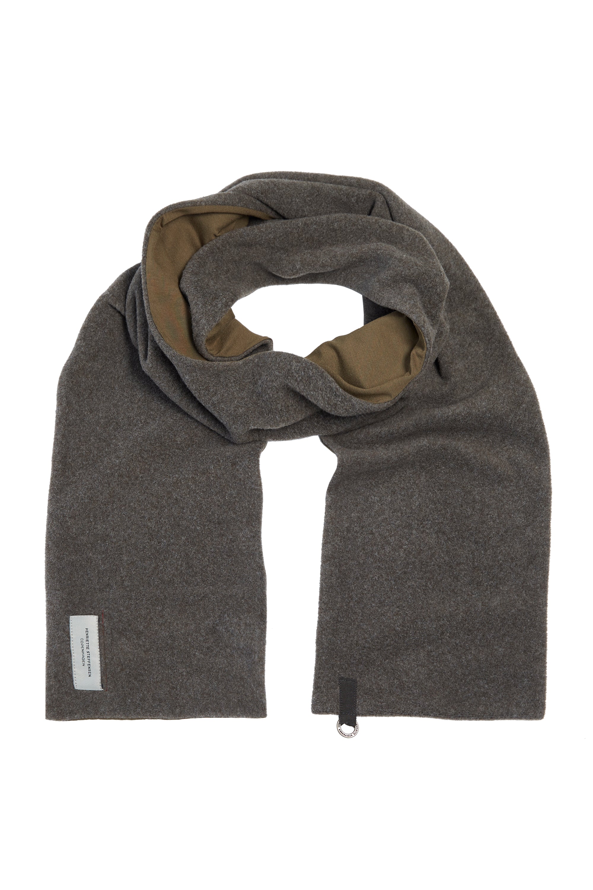 HENRIETTE STEFFENSEN COPENHAGEN SCHAL MIX - 4080 SCARFS BARK/BARK 648