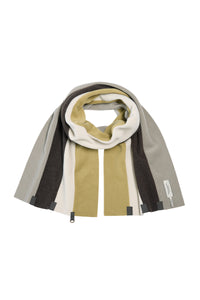 SCHAL NO WASTE - 4125 - OLIVE/KIT/CHOKOLATE/ELEPHANT