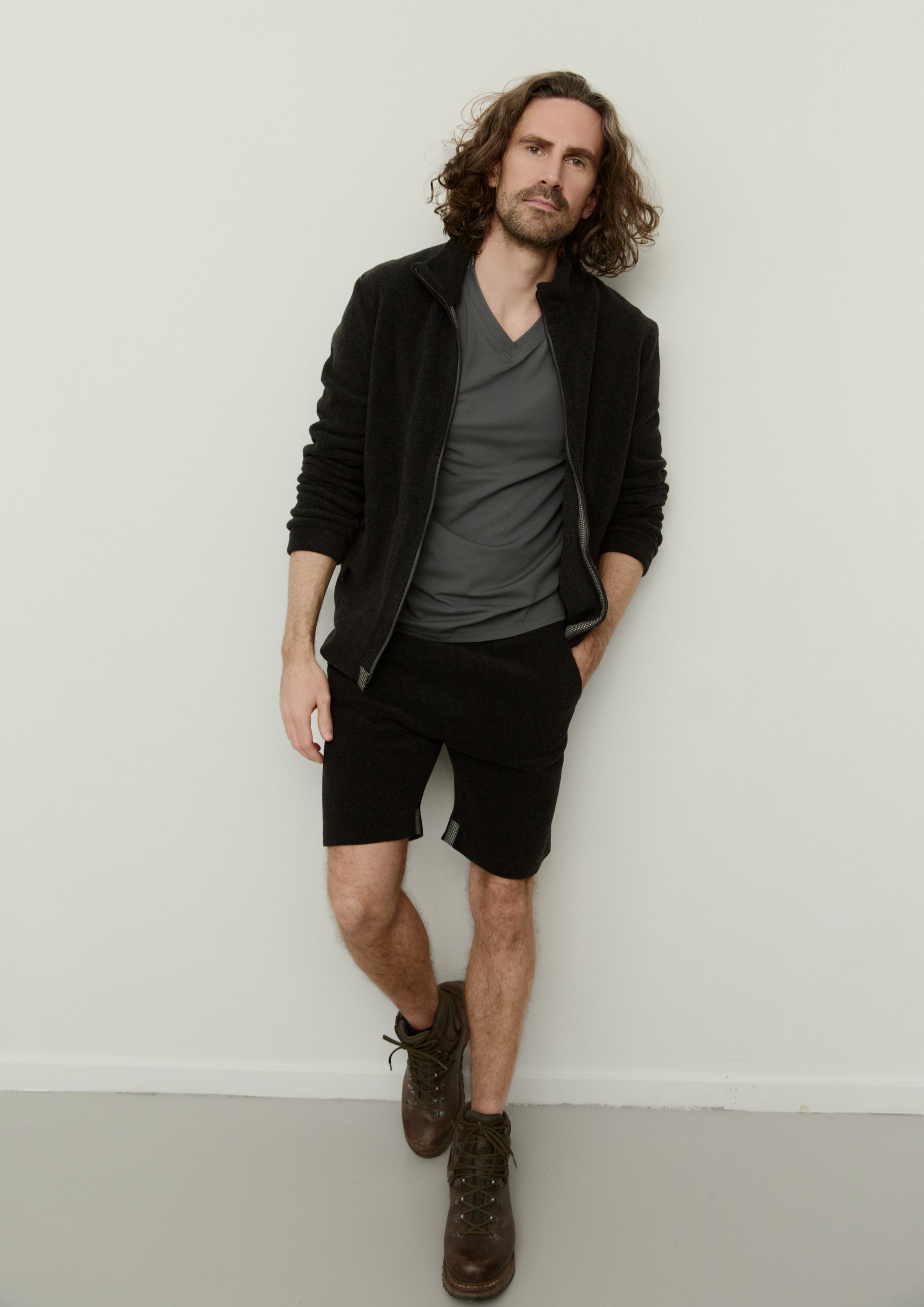 CARL BY STEFFENSEN COPENHAGEN SHORTS - 1011C BUKSER SOFT BLACK 914
