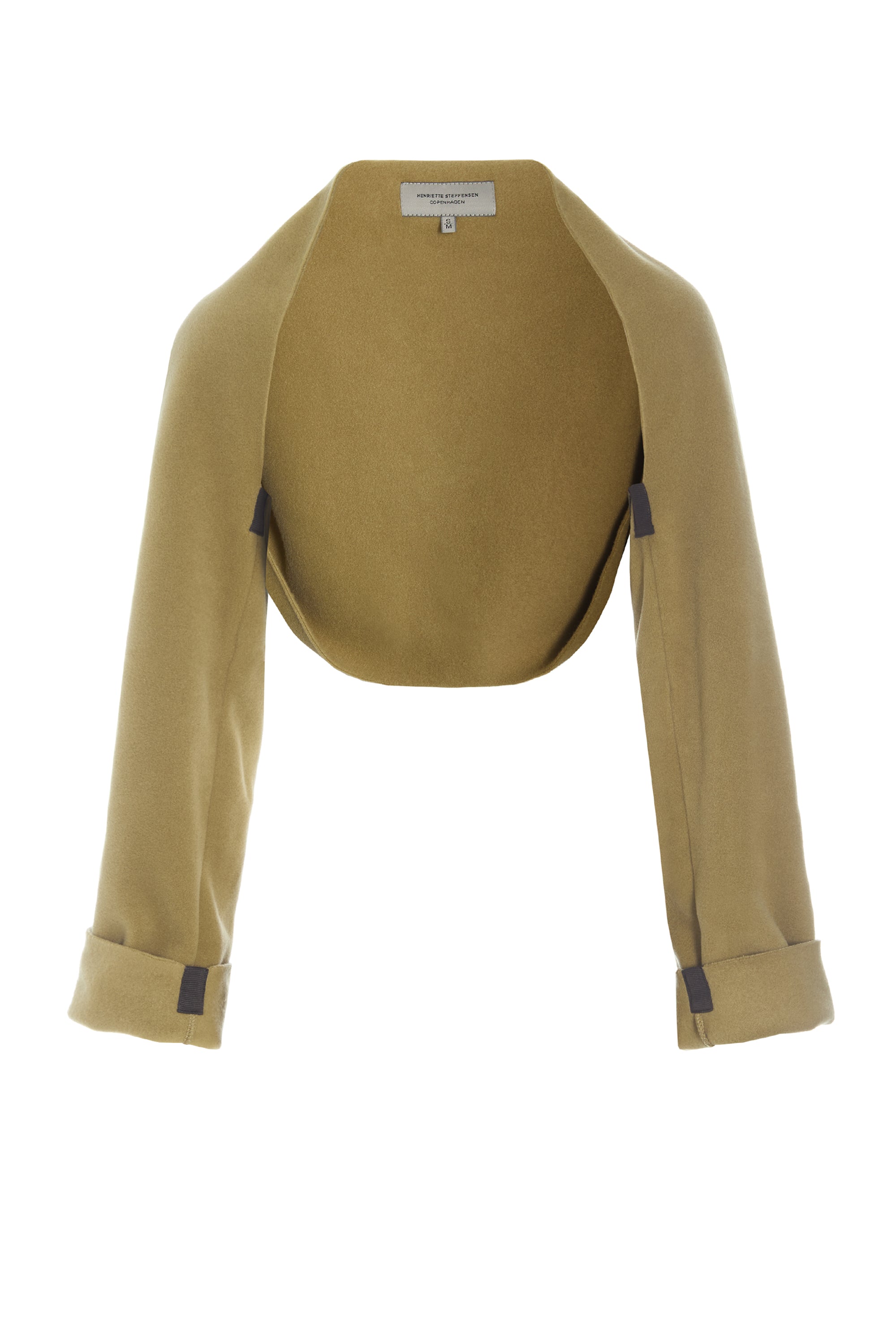 HENRIETTE STEFFENSEN COPENHAGEN SLEEVES - 4123 BLUSER OLIVE 655