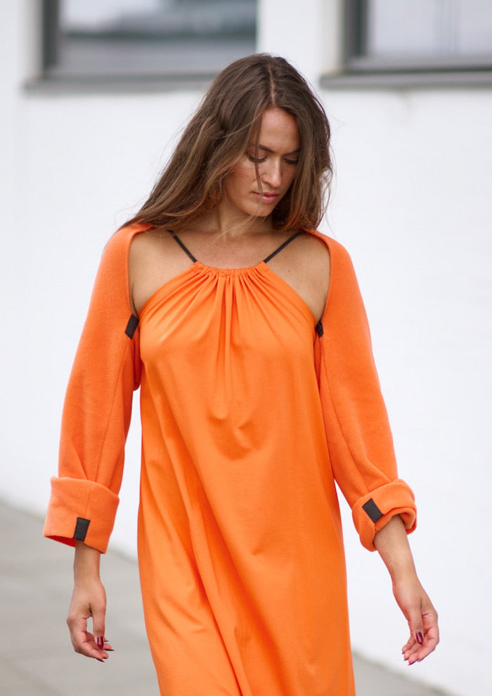 HENRIETTE STEFFENSEN COPENHAGEN SLEEVES - 4123 BLUSER ORANGE 773