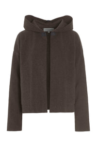 SPORTY CARDIGAN - 7158 - CHOKOLATE