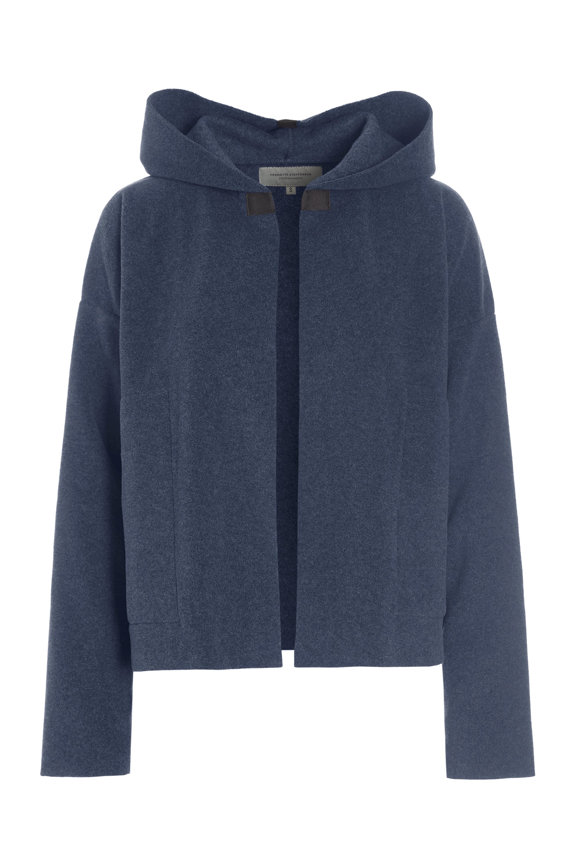 HENRIETTE STEFFENSEN COPENHAGEN SPORTY CARDIGAN - 7158 CARDIGANS EVENING BLUE 690