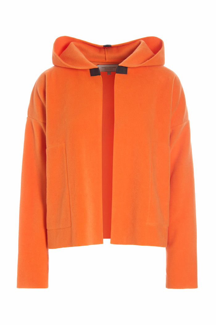 HENRIETTE STEFFENSEN COPENHAGEN SPORTY CARDIGAN - 7158 CARDIGANS ORANGE 773