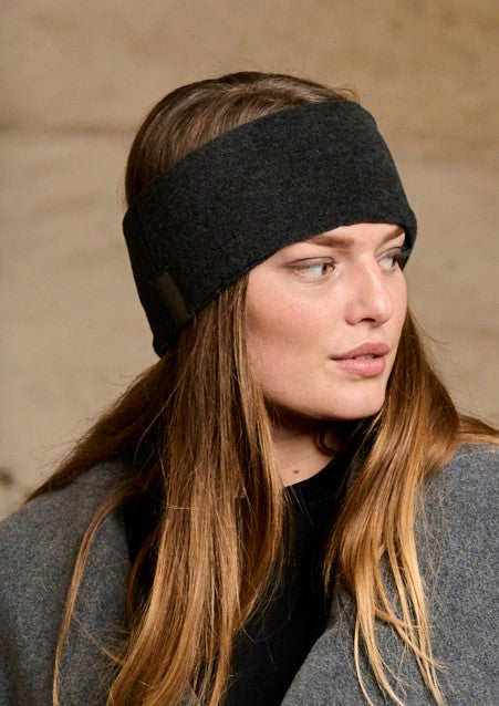 HENRIETTE STEFFENSEN COPENHAGEN STIRNBAND - 5040 HATS SOFT BLACK 914