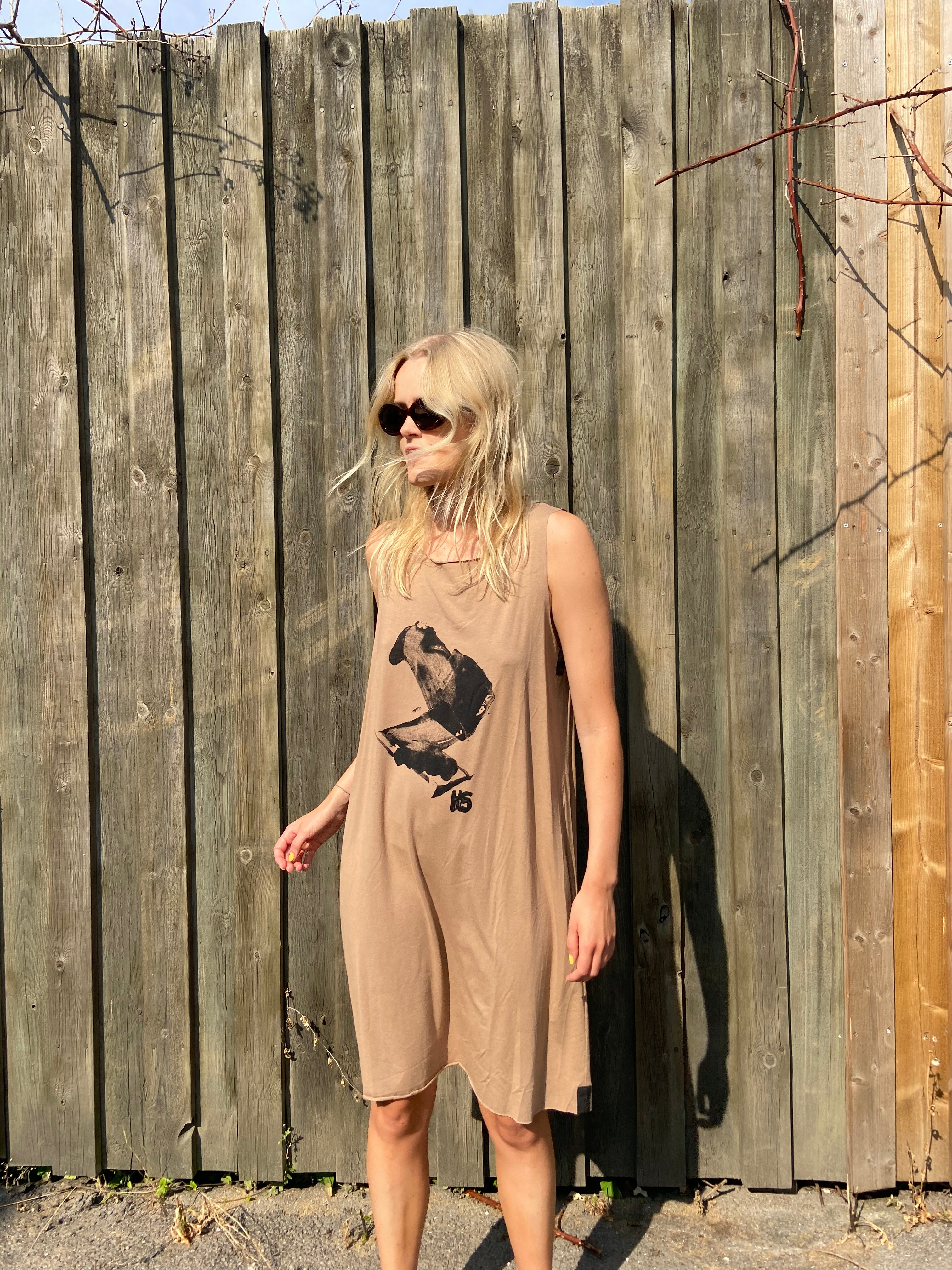 HENRIETTE STEFFENSEN COPENHAGEN STRANDKLEID - 98034 KJOLER CAMEL 815