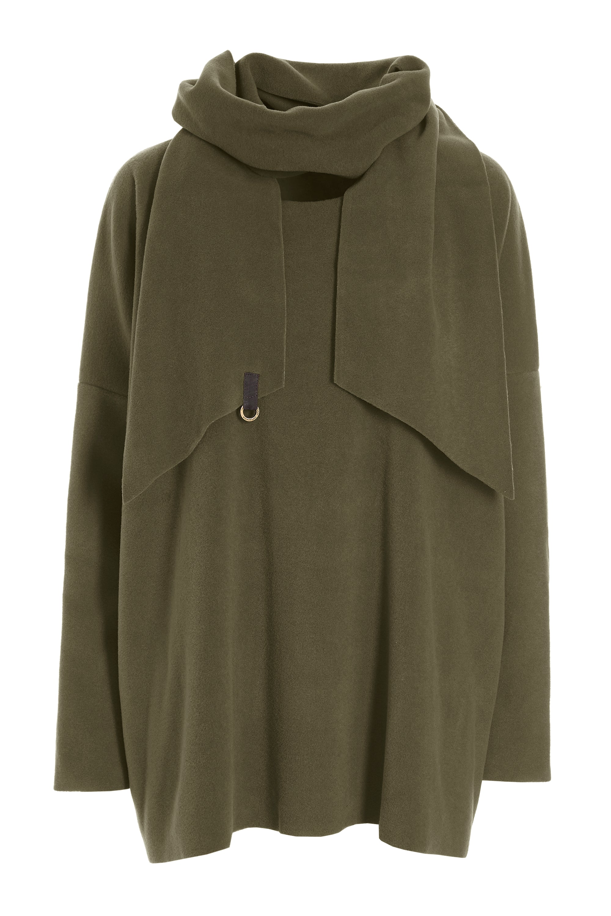 HENRIETTE STEFFENSEN COPENHAGEN SWEATER MIT SCHAL - 1338 BLUSER MOSS 611