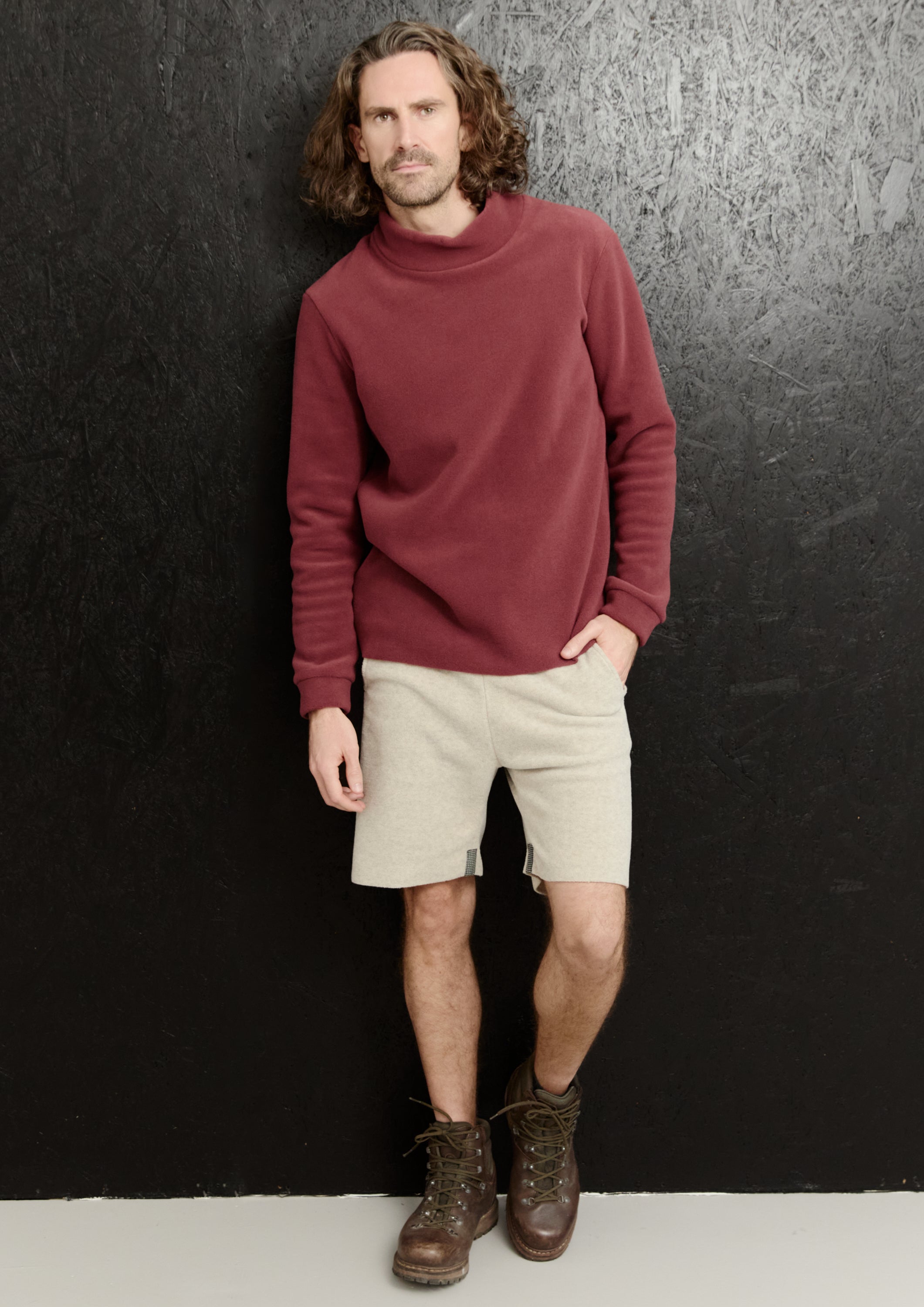 CARL BY STEFFENSEN COPENHAGEN SWEATER M/ HOHEM KRAGEN - 1031C BLOUSES & SWEATERS BORDEAUX 474