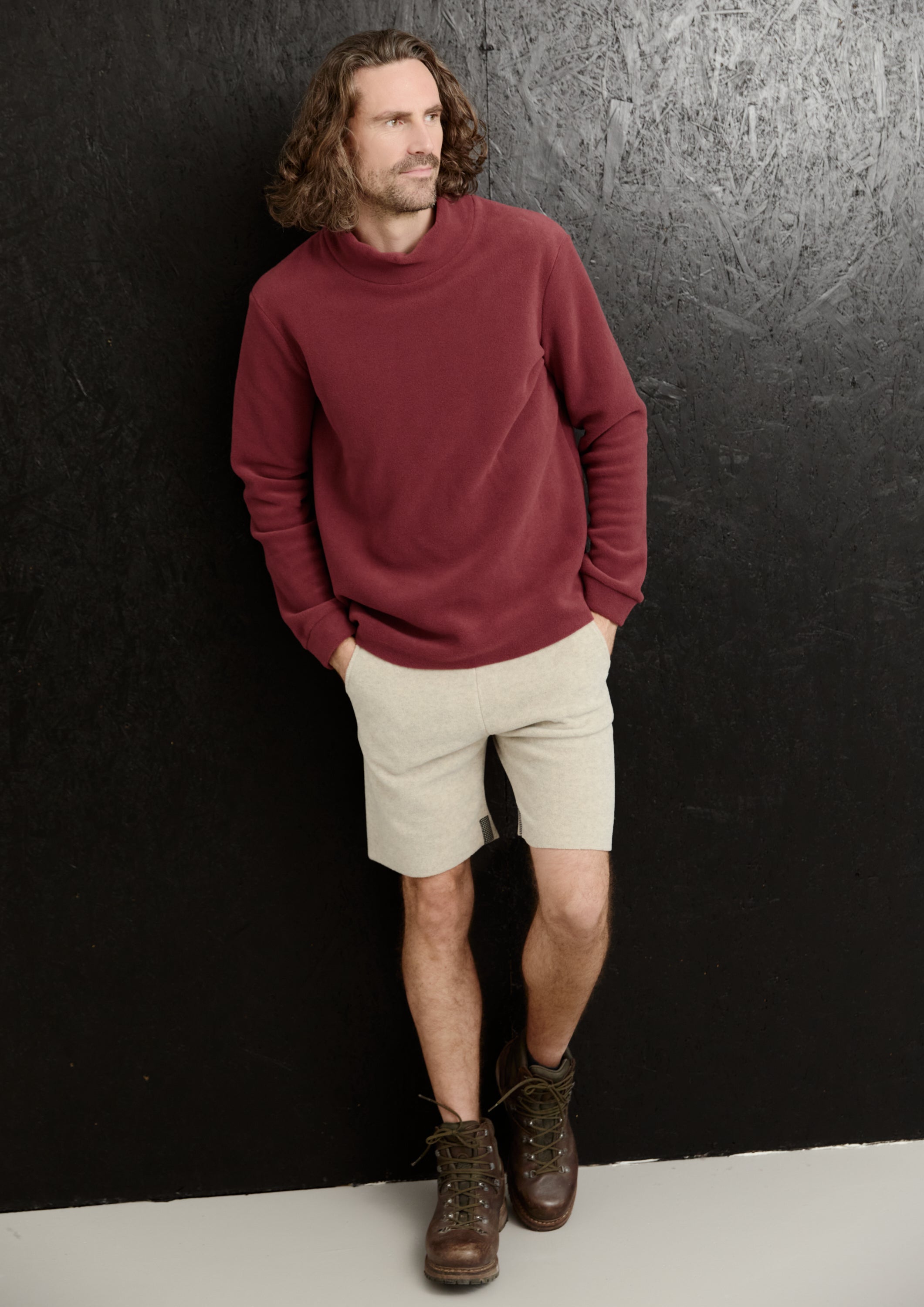 CARL BY STEFFENSEN COPENHAGEN SWEATER M/ HOHEM KRAGEN - 1031C BLOUSES & SWEATERS BORDEAUX 474