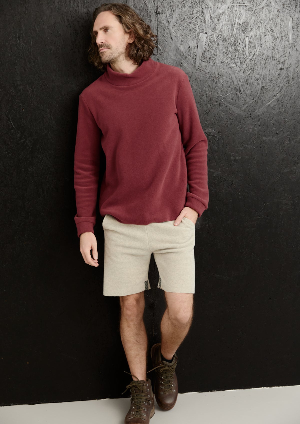 CARL BY STEFFENSEN COPENHAGEN SWEATER M/ HOHEM KRAGEN - 1031C BLOUSES & SWEATERS BORDEAUX 474