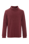 SWEATER M/ HOHEM KRAGEN - 1031C - BORDEAUX