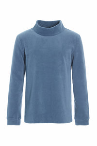 SWEATER M/ HOHEM KRAGEN - 1031C - DUSTY BLUE