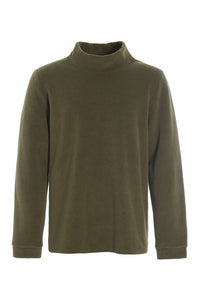SWEATER M/ HOHEM KRAGEN - 1031C - MOSS