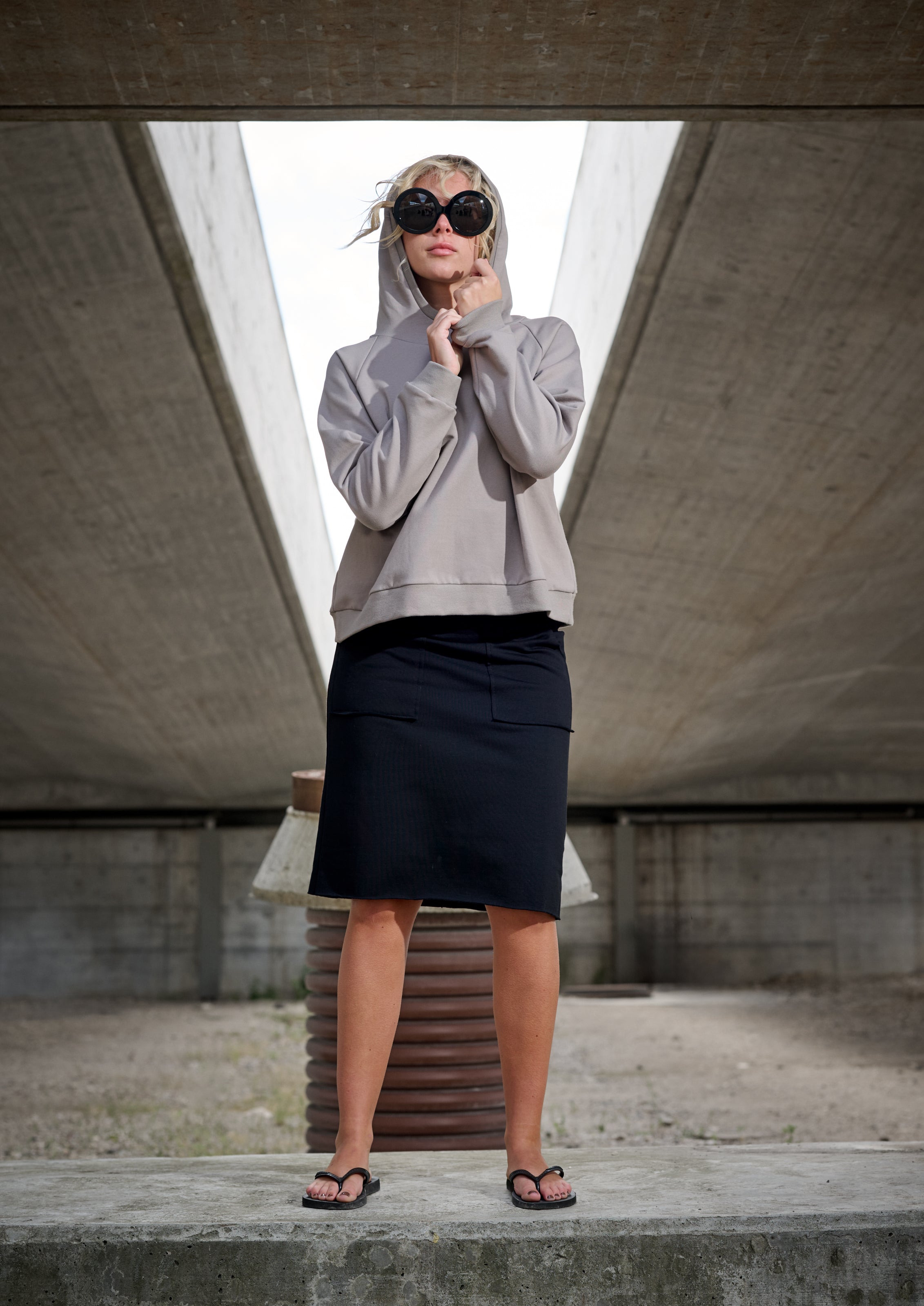 HENRIETTE STEFFENSEN COPENHAGEN SWEATROCK - 73013 NEDERDELE BLACK 900