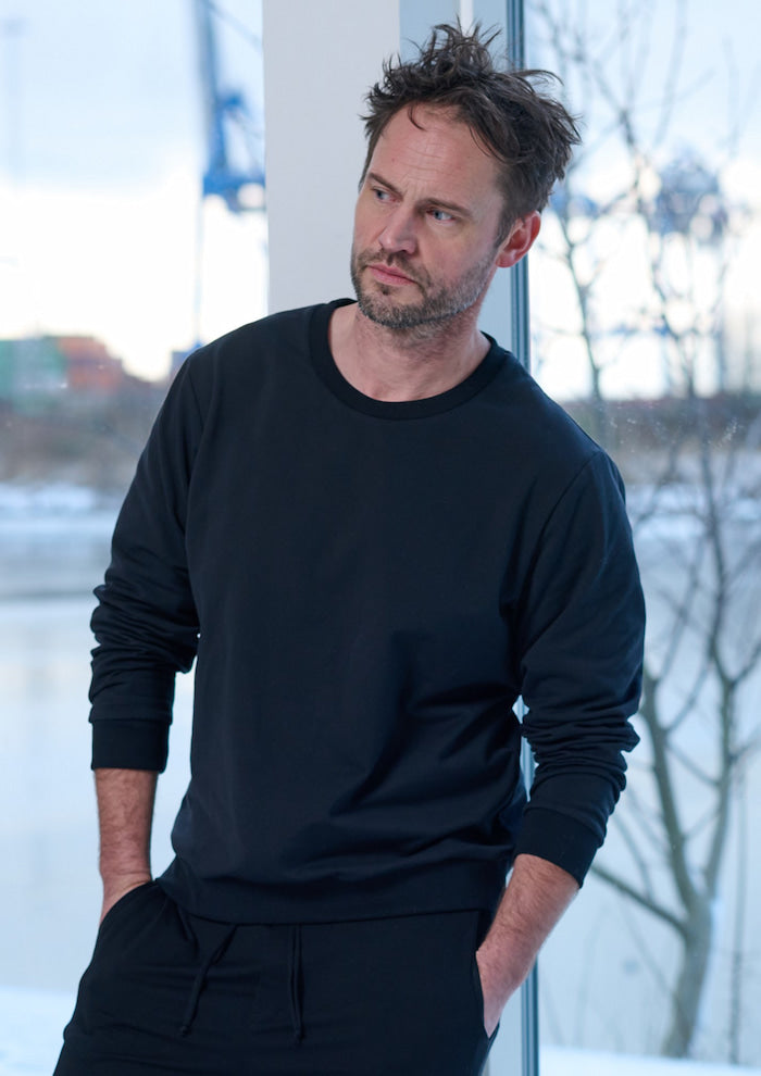 CARL BY STEFFENSEN COPENHAGEN SWEATSHIRT - 1044C BLOUSES & SWEATERS BLACK 900