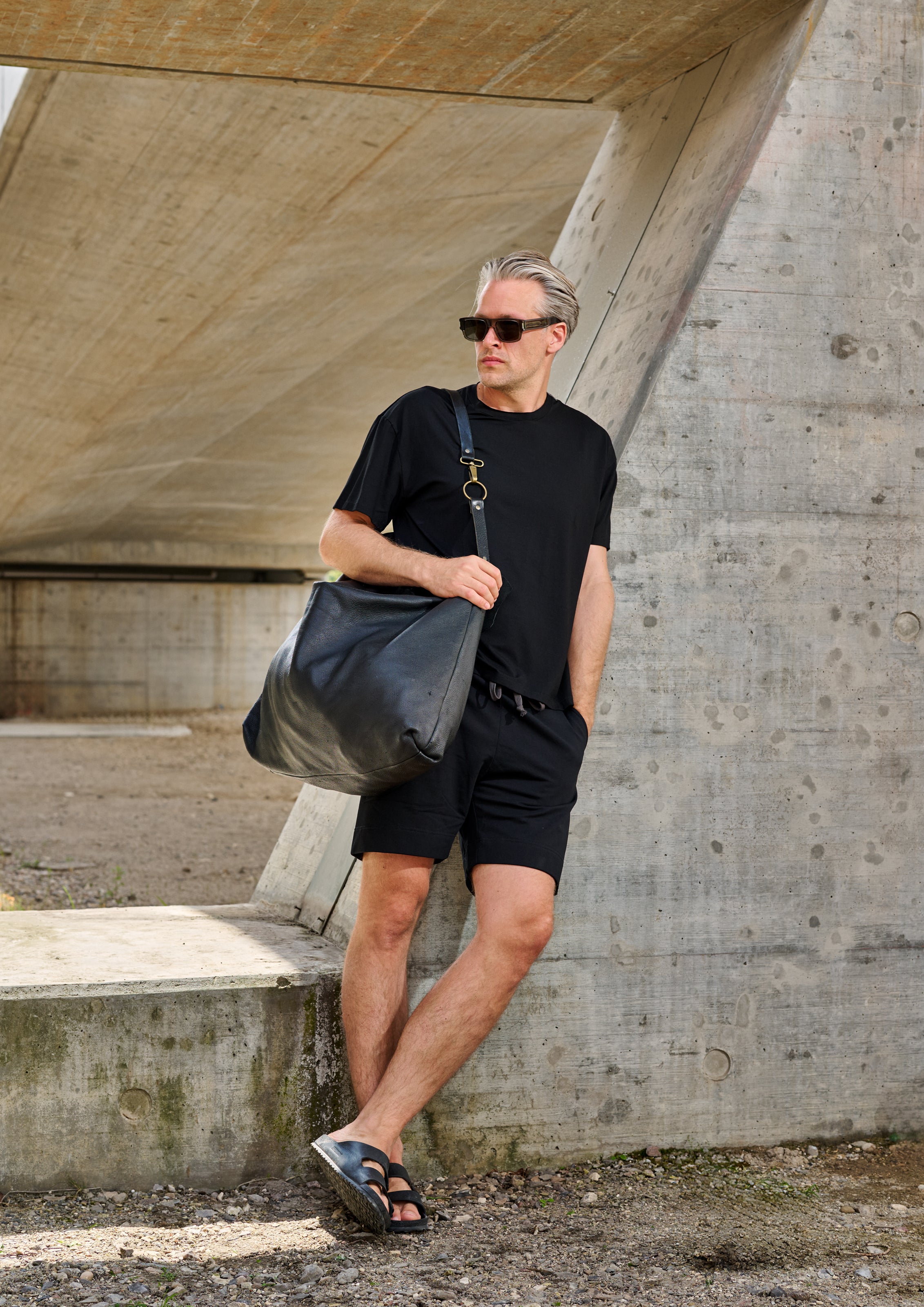 CARL BY STEFFENSEN COPENHAGEN SWEATSHORTS - 1029 JOGGING BLACK 900