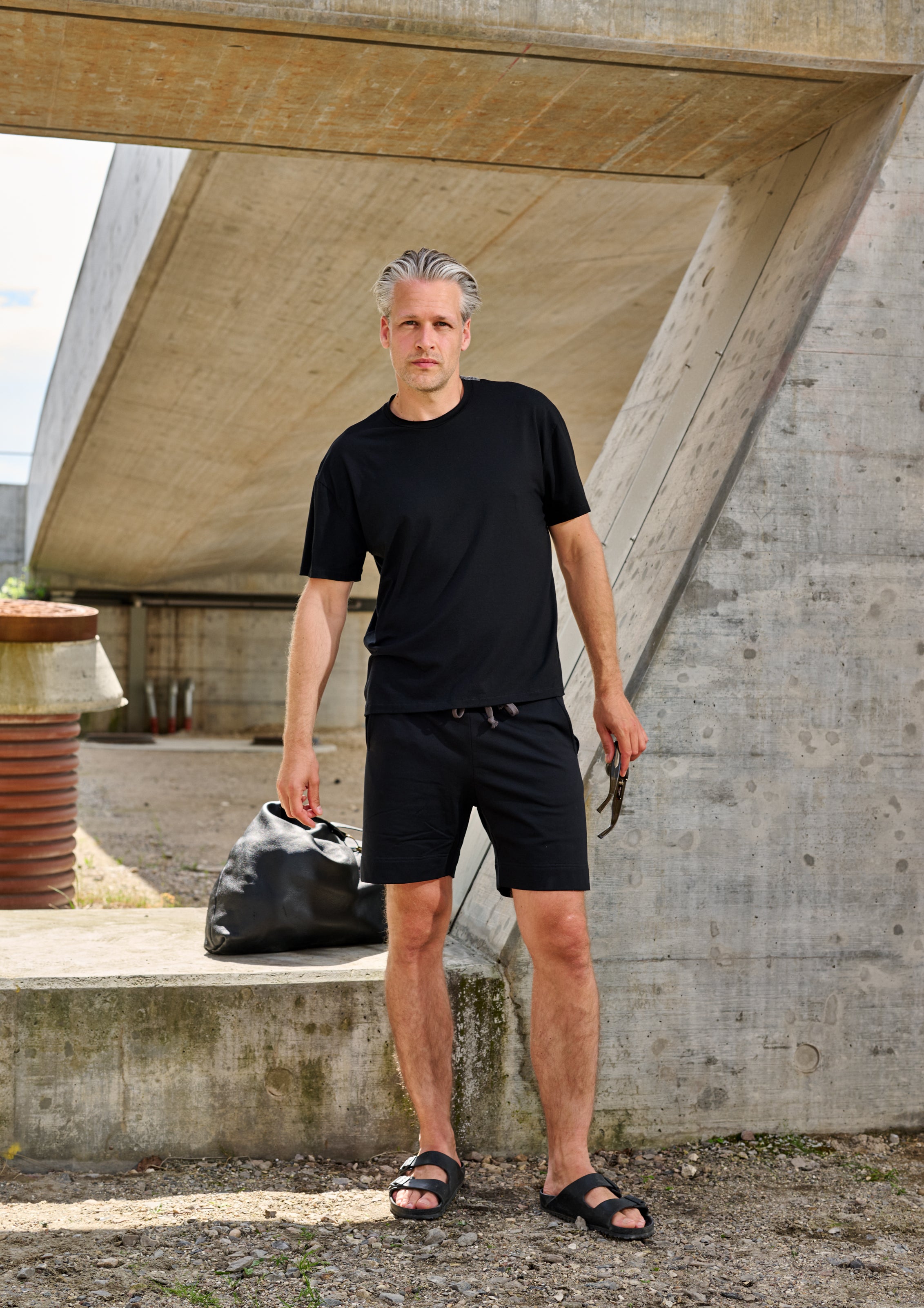 CARL BY STEFFENSEN COPENHAGEN SWEATSHORTS - 1029 JOGGING BLACK 900