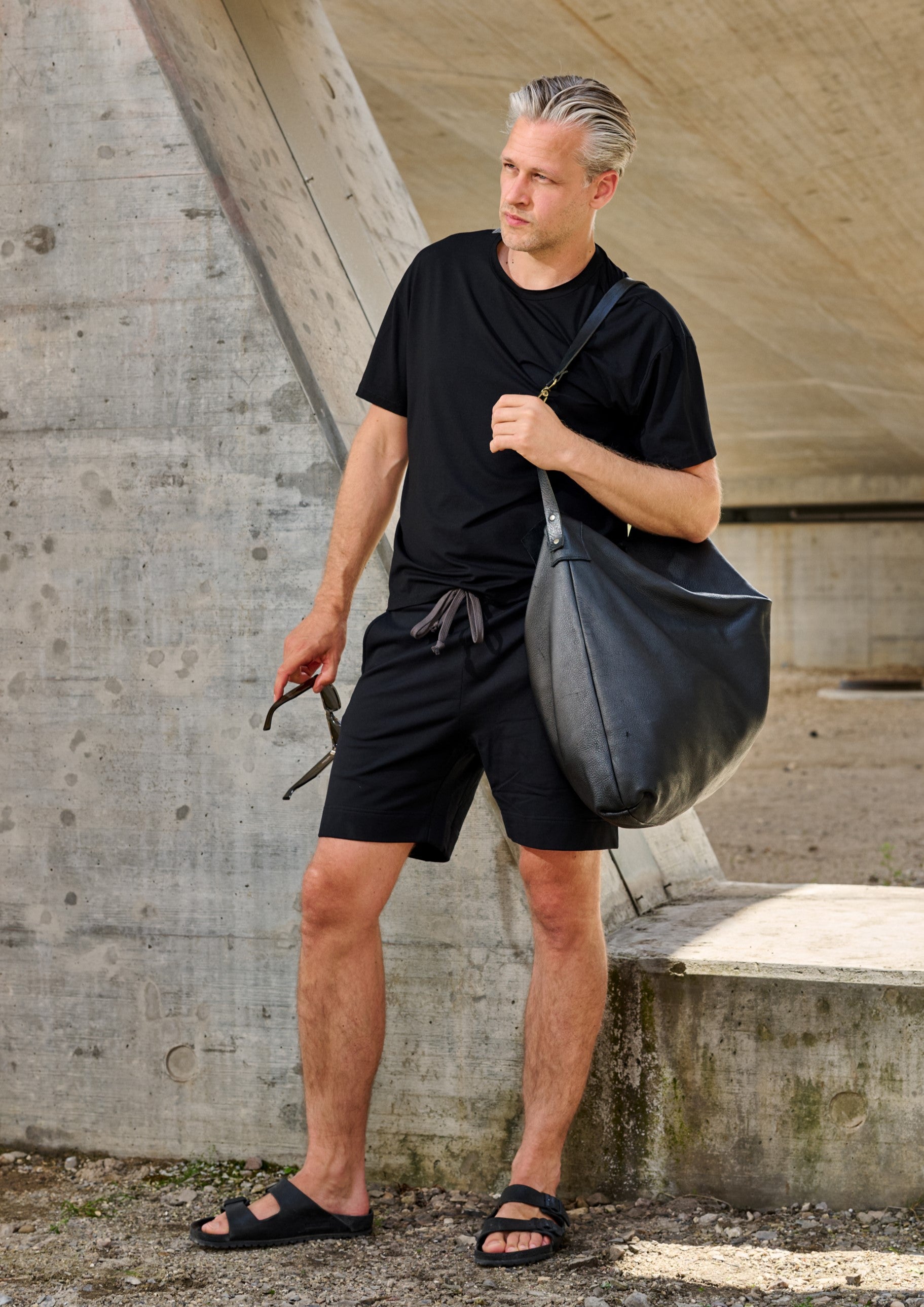 CARL BY STEFFENSEN COPENHAGEN SWEATSHORTS - 1029C JOGGING BLACK 900